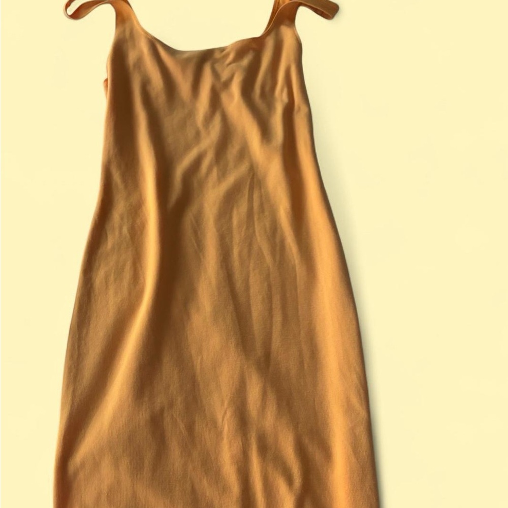 Zara Brown Spaghetti Strap Slip Dress Cocktail